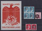 X127) Reich WO2 Propaganda w.o. Wartheland geen garantie, Ophalen of Verzenden, Duitse Keizerrijk, Gestempeld