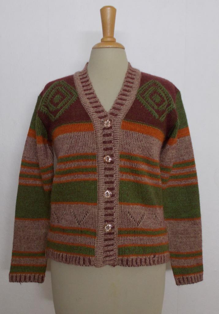 Made in India mooi kleuren vestje van Oswal! M, Kleding | Dames, Truien en Vesten, Zo goed als nieuw, Maat 38/40 (M), Groen, Verzenden