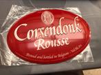 Corsendonk bier rousse reclamebord metaal, Ophalen of Verzenden, Nieuw, Reclamebord