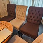 Zes eettafel stoelen. In zeer nette staat!, Ophalen, Zo goed als nieuw, Hout, Vijf, Zes of meer stoelen