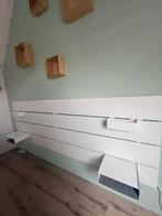 Hoofdbord Ikea, Huis en Inrichting, Slaapkamer | Bedden, Ophalen, Tweepersoons, Wit, Hout