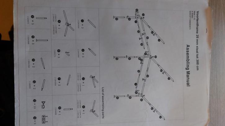 Goldcamp voortent voor omloopmaat 10 (876-900cm), Caravans en Kamperen, Caravan accessoires, Zo goed als nieuw, Ophalen