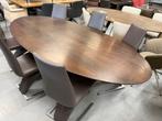 Jan Neggers Oscar Eetkamertafel Hout Design Tafel 260x130, Huis en Inrichting, Nieuw, Vijf personen of meer, Rechthoekig, 50 tot 100 cm