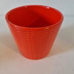 retro bloempot oranje pot voor kamerplant, Ophalen of Verzenden, Huis en Inrichting