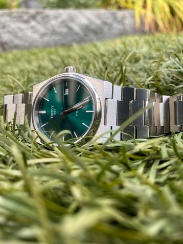 Tissot PRX 35 mm Quartz Groen - Nieuwstaat beschikbaar voor biedingen