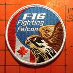 KLu CAF F-16 SWIRL PATCH LEEUWARDEN CANADIAN EXCHANGE PILOT, Ophalen of Verzenden, Nieuw, Patch, Badge of Embleem