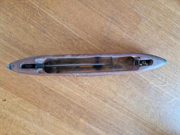 Vintage Houten Weefspoel beschikbaar voor biedingen