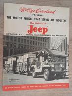 Zeldzame Willys-Overland Jeep brochure uit Amerika, Ophalen of Verzenden, Gelezen, Overige merken