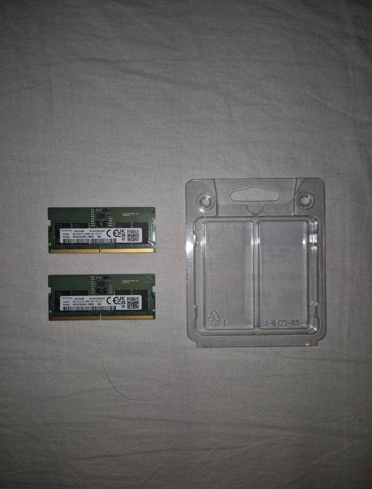 Samsung 2x8GB DDR5 Ram Sticks 5600MHz, Computers en Software, RAM geheugen, Nieuw, Laptop, 16 GB, DDR5, Ophalen of Verzenden