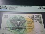 Papoea-Nieuw-Guinea 2 Kina 1981 - PCGS 65 PPQ, Ophalen of Verzenden, Overige landen, Los biljet