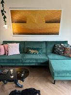 Bepure rodeo bank donker groen velvet, Huis en Inrichting, Banken | Sofa's en Chaises Longues, Ophalen of Verzenden, Zo goed als nieuw