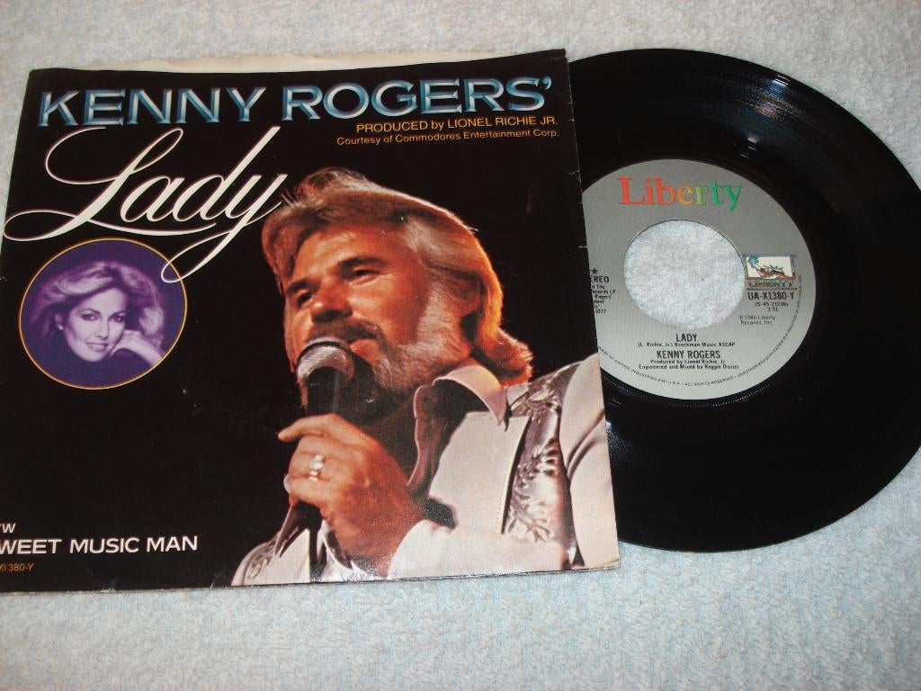Kenny Rogers     Lady  Usa      Orgineel, Ophalen of Verzenden, Zo goed als nieuw, Country en Western
