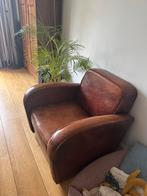 Chesterfield stoel, Ophalen, Eenpersoons, Leer, Zo goed als nieuw