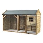 Konijnenhok Luxe Bouwpakket | Onderhoudsvrij en duurzaam