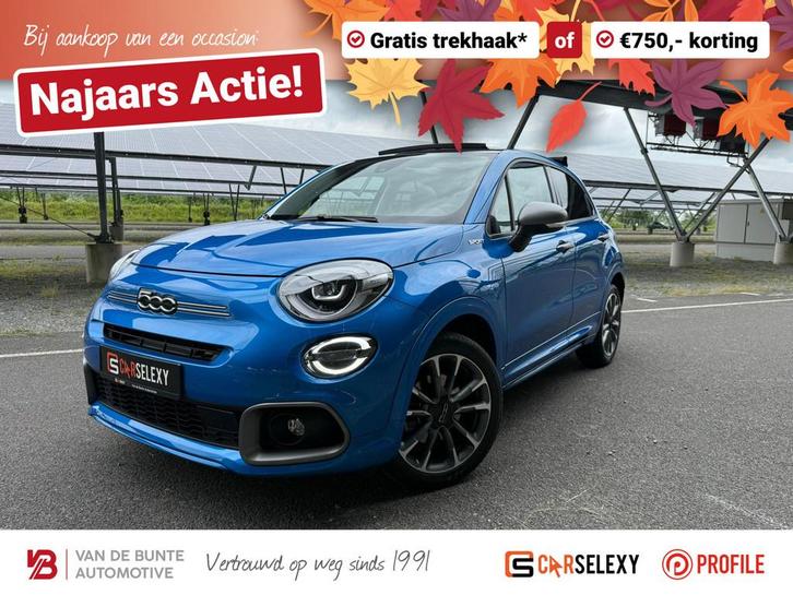 Fiat 500X 1.5 Hybrid Cabrio *ACC & Navi*, Auto's, Fiat, Bedrijf, Te koop, 500X, ABS, Adaptive Cruise Control, Airbags, Airconditioning