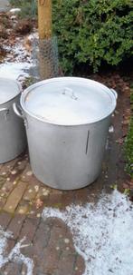 Zeer grote pan 70ltr!, Kookpan of Snelkookpan, Gebruikt, Keramische plaat, Aluminium
