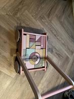 Little Dutch Blokkenkar Flowers, Kinderen en Baby's, Speelgoed | Houten speelgoed, Ophalen, Zo goed als nieuw, Duw- of Trekspeelgoed