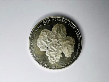 50 gulden * 1990 * zilver * 100 jaar Vorstinnen beschikbaar voor biedingen