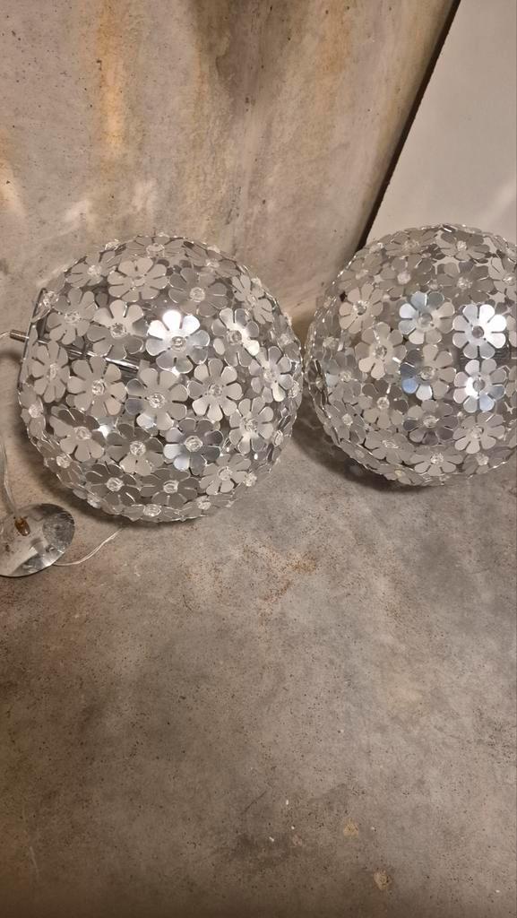 Plafondlampen - Rond Bloem Design, Huis en Inrichting, Lampen | Hanglampen, Gebruikt, Minder dan 50 cm, Kunststof, Metaal, Ophalen