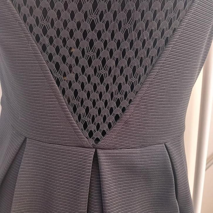 jurk,Tissaia,maat 42,zwart,nieuw,rug detail,chic,Kerst,, Kleding | Dames, Jurken, Nieuw, Maat 42/44 (L), Zwart, Knielengte, Verzenden