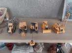 Mooi  partij  joal  caterpillars, Hobby en Vrije tijd, Modelauto's | 1:50, Ophalen of Verzenden, Zo goed als nieuw, Hijskraan, Tractor of Landbouw