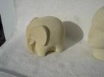 3x Vintage MARBELL Stone Art beelden / objecten, Ophalen of Verzenden