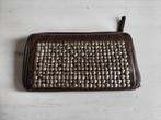 Cowboysbag Portemonnee met Studs d, Ophalen of Verzenden, Gebruikt, Bruin, Leer