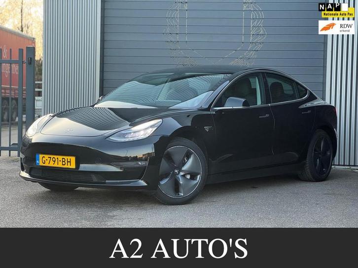 Tesla Model 3 Standard RWD Plus 60 kWh Pano|Leer, Auto's, Tesla, Bedrijf, Te koop, Model 3, ABS, Achteruitrijcamera, Airbags, Airconditioning
