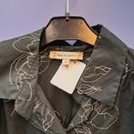 Paul & Joe sister zwarte blouse +witte bloemen 36-38 41057, Paul & Joe, Paul & Joe, ., Zwart