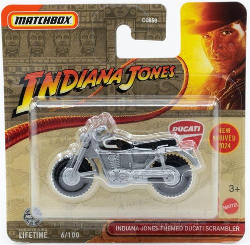 Matchbox Indiana Jones Themed Ducati Scrambler, Kinderen en Baby's, Speelgoed | Speelgoedvoertuigen, Nieuw, Ophalen of Verzenden