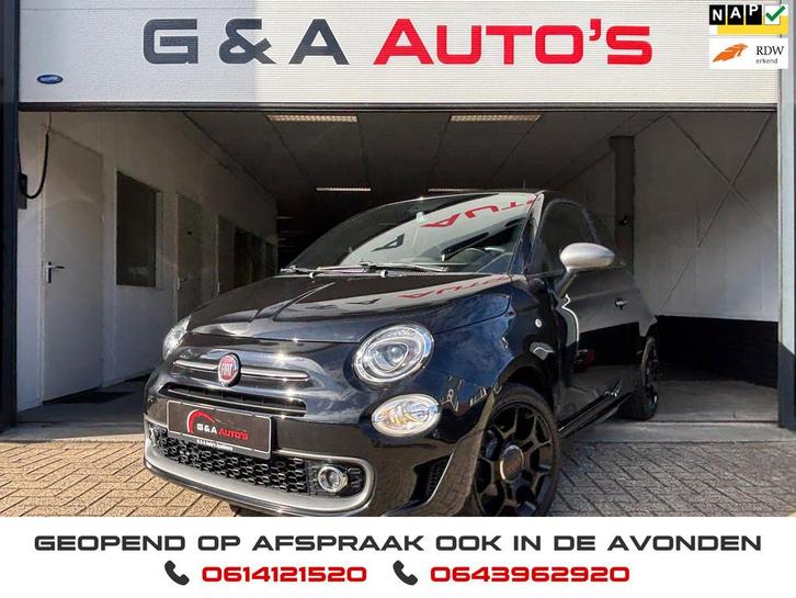 Fiat 500 SPORT 1.2 / AC / CARPLAY / PDC / NAVI / XENON / LED, Auto's, Fiat, Bedrijf, Te koop, ABS, Airbags, Airconditioning, Apple Carplay