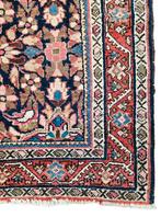 Handgeknoopt Perzisch wol Hamadan tapijt floral 127x190cm, Gebruikt, 100 tot 150 cm, Ophalen of Verzenden, Onbekend