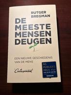 Boek - De meeste mensen deugen (R Bregman, 2019), Maatschappij en Samenleving, Ophalen of Verzenden, Zo goed als nieuw, Nederland