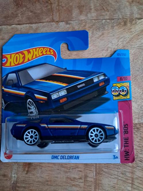 Hot Wheels DMC Delorean donkerblauw nieuw in ovp, Hobby en Vrije tijd, Modelauto's | Overige schalen, Nieuw, Ophalen of Verzenden