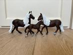Schleich zwarte woud merrie, hengst en veulen, Ophalen of Verzenden, Zo goed als nieuw, Paard, Beeldje of Figuurtje