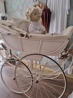 prachtige antieke kinderwagen met babypop, Ophalen of Verzenden