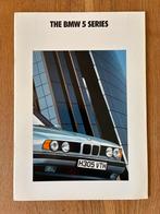 BMW 5-serie E34 UK brochure 1/91, Boeken, Verzenden, Zo goed als nieuw, BMW