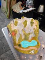 Hoektunnel berg met meertje HO spoor trein 1:87, Hobby en Vrije tijd, Ophalen of Verzenden, Gebruikt, Brug, Tunnel of Gebouw, Overige merken