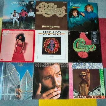 lp's vinyl platen rock pop verzameling 54 stuks  beschikbaar voor biedingen