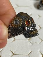 Nieuwe Dames/Heren Ring - Doodskop Design, 20 of groter, IJzer of Staal, Nieuw, Ophalen of Verzenden
