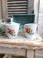 Roomstelletje met roosje van Bavaria Winterling, Antiek en Kunst, Antiek | Servies los, Ophalen of Verzenden