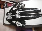 Verkleedkleding carnaval halloween feest skelet handschoenen, Ophalen of Verzenden, Zo goed als nieuw, Halloween, Kleding