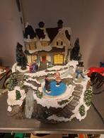 Kersttafereel met licht en geluid (Z244-90), Diversen, Kerst, Ophalen of Verzenden, Zo goed als nieuw