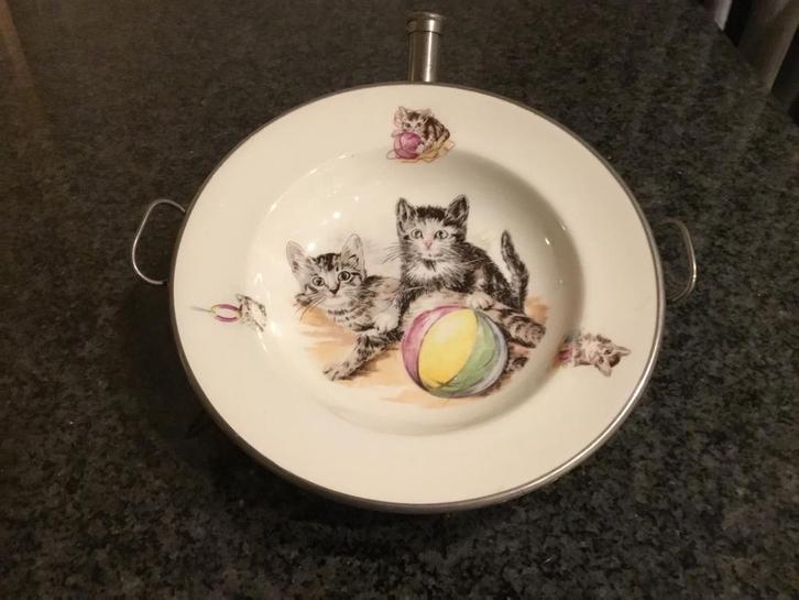 Warmhoudbord jaren 50- 60, Antiek en Kunst, Antiek | Servies los, Ophalen of Verzenden