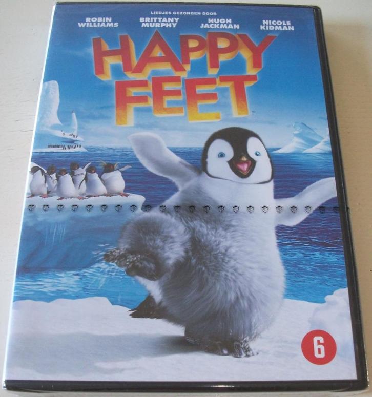 Dvd *** HAPPY FEET *** *NIEUW*, Cd's en Dvd's, Dvd's | Tekenfilms en Animatie, Nieuw in verpakking, Amerikaans, Tekenfilm, Vanaf 6 jaar