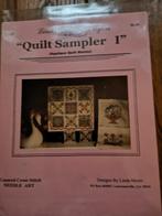 Quilt sampler 1 van Linda Myers, Hobby en Vrije tijd, Borduren en Borduurmachines, Verzenden, Zo goed als nieuw, Patroon