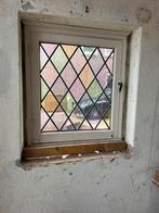 Glas in lood raam, Doe-het-zelf en Verbouw, Glas en Ramen, Ophalen, Minder dan 80 cm, Gevelraam of Ruit, Glas in lood