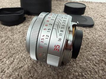 Mint! Leica M Summicron 35mm 2.0 ASPH Chrome Lens 35 mm beschikbaar voor biedingen
