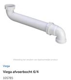 Viega Afvoerbocht 6/4 voor Spoelbakken Nieuw in verpakking, Doe-het-zelf en Verbouw, Buizen en Afvoer, Afvoer, Pvc, Nieuw, Ophalen of Verzenden