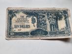 Bankbiljet The Japanse Government 10 dollars Maleisië, Zuidoost-Azië, Ophalen of Verzenden